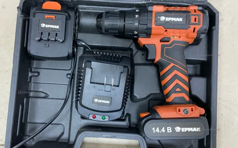 Аккумуляторная дрель-шуруповерт Ермак ДША-14.4-2