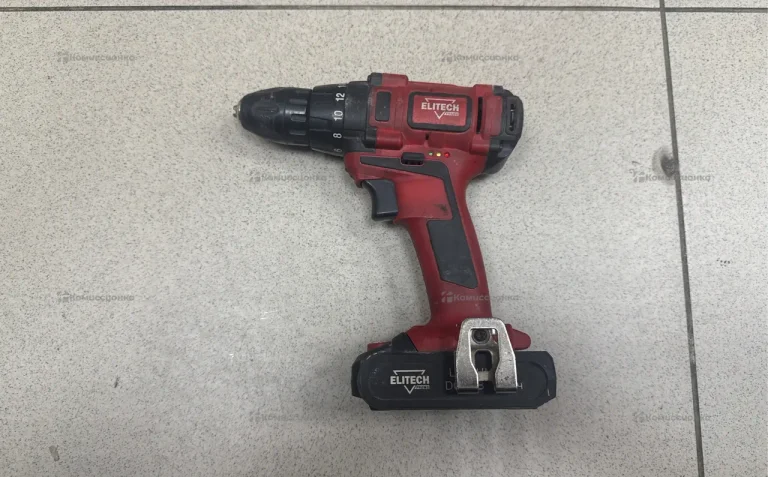 Аккумуляторная дрель-шуруповерт ELITECH ДА 18
