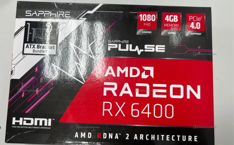 Видеокарта AMD Radeon RX6400