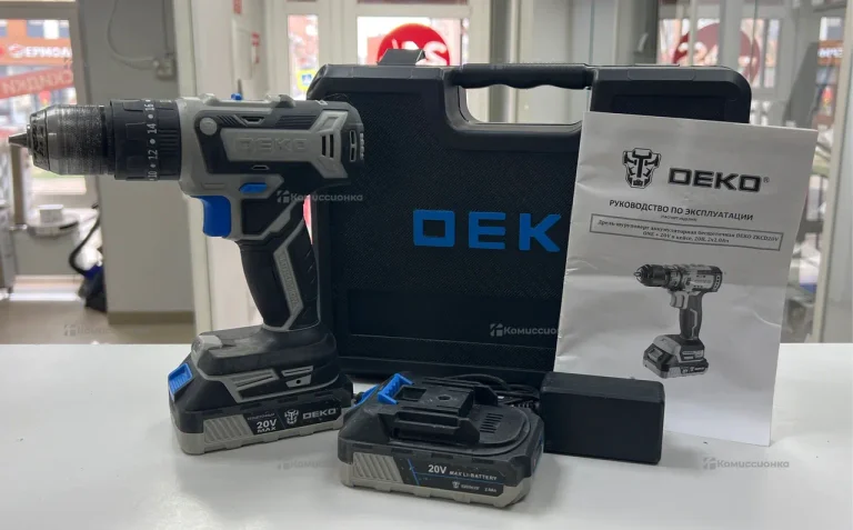 Аккумуляторная дрель-шуруповерт DEKO GCD20DU3