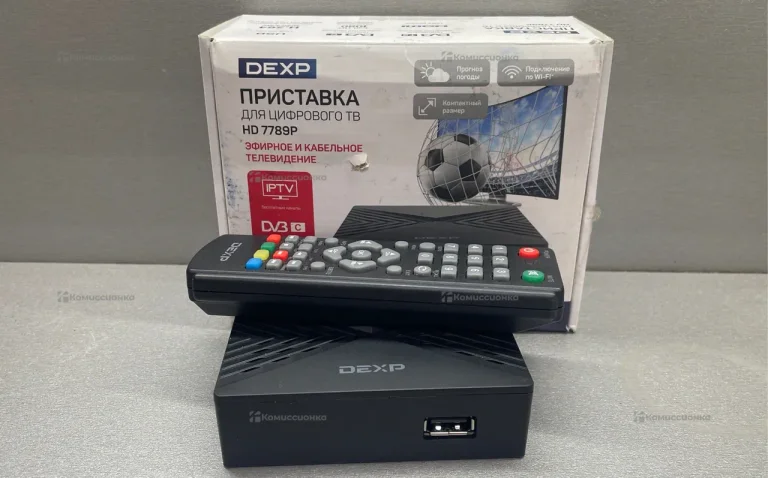 Цифровая ТВ приставка  Dexp HD 7789P