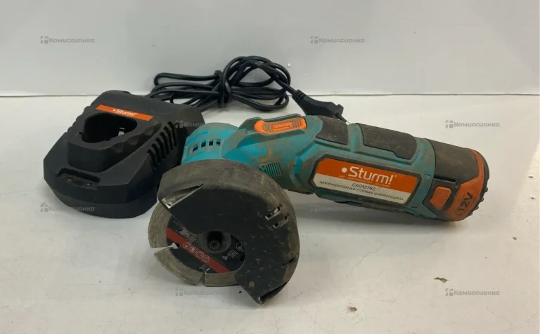 Аккумуляторная УШМ Stutrm CAG1276C