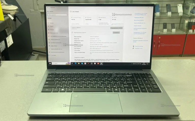 Ноутбук  koorda n95 gtx1060