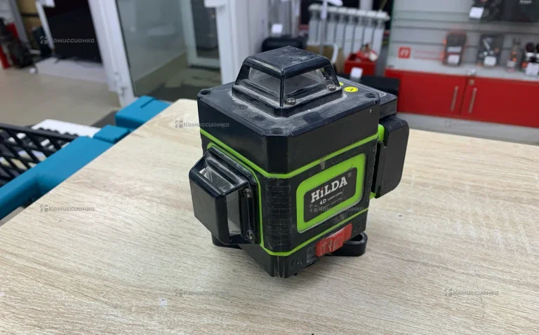 Лазерный уровень Hilda 4D Laser Level Green.