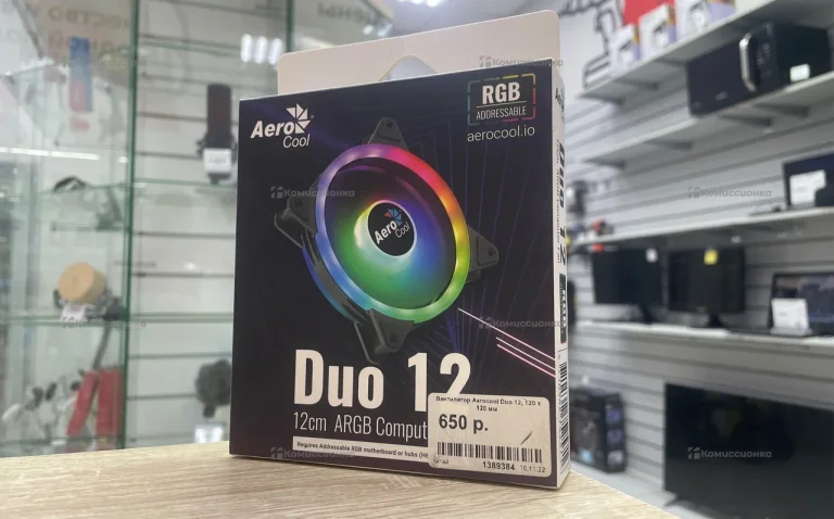 Вентилятор Aeocool RGB duo 12 120x120