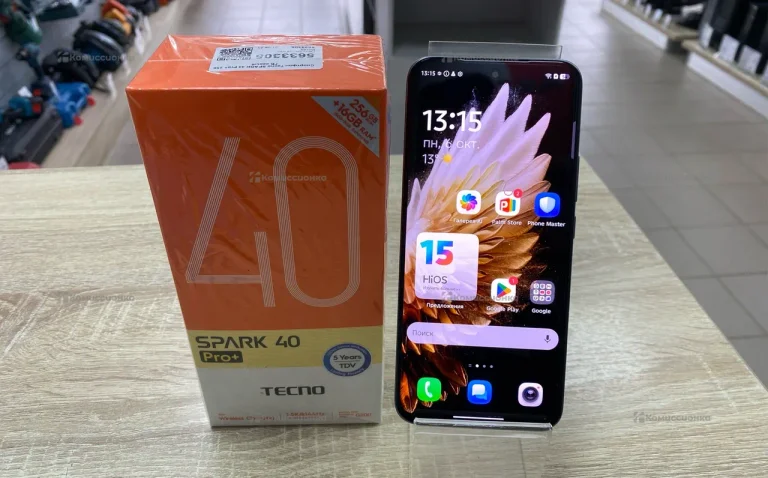 Tecno spark 40 pro plus 8/256