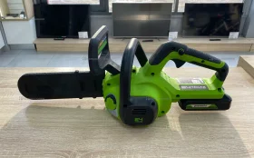 Купить Цепная аккумуляторная пила GreenWorks 24 volt б/у , в Тольятти Цена:7900рублей