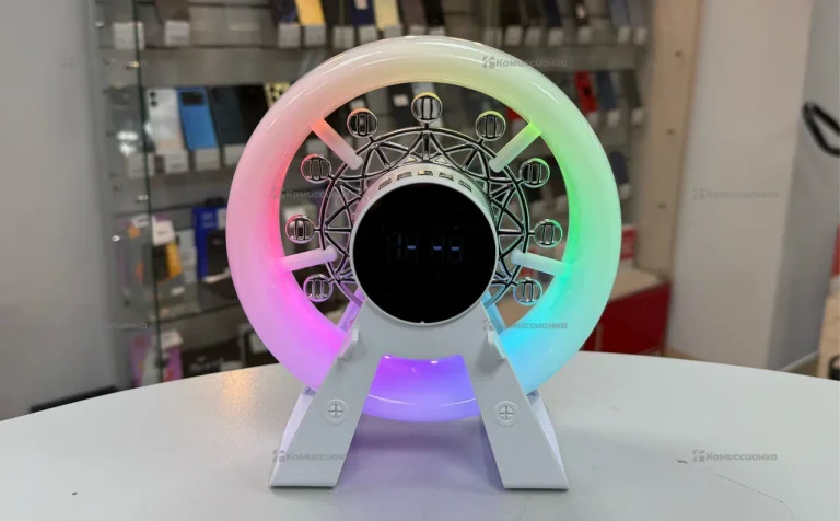 Колонка  с кольцевой подсветкой RGB