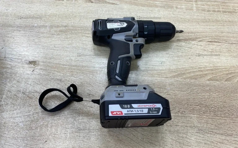 Аккумуляторная ударная дрель-шуруповерт Интерскол