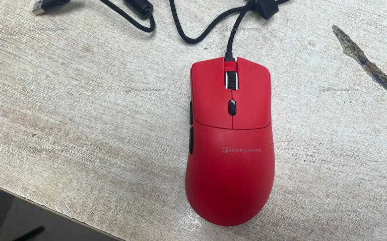 Мышка проводная (Красная)