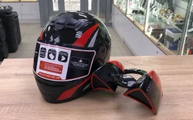 Купить Мотошлем HNJ F939 с ушами б/у , в Челябинск Цена:3900рублей