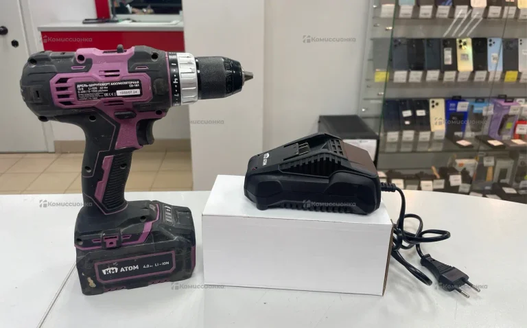 Дрель Шуруповерт Аккумуляторная KM Atom CD-181