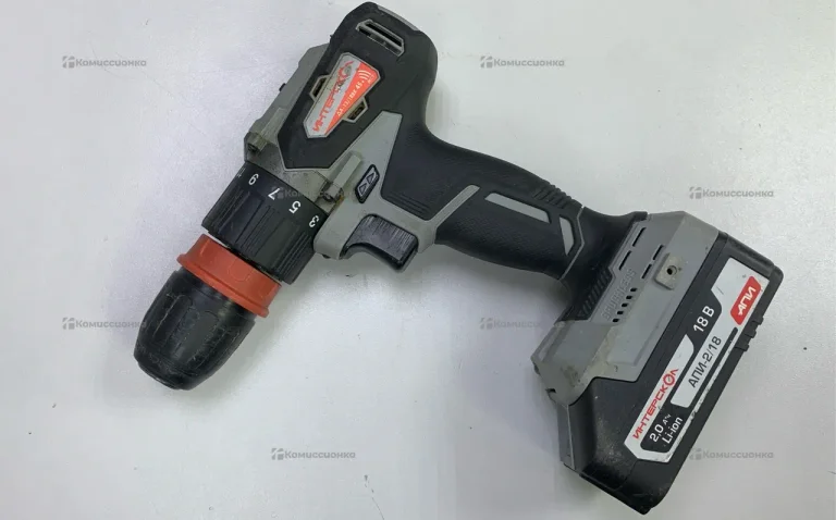 Аккумуляторная дрель-шуруповерт Интерскол ДА-13/18