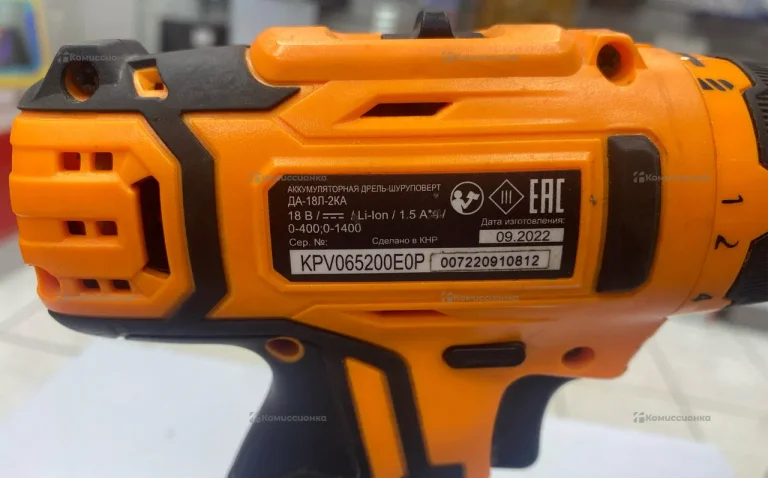 дрель шуруповерт Вихрь ДА-18Л-2КА