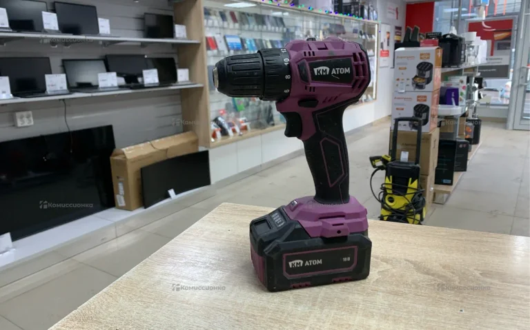 Km Atom дрель шуруповерт CD-185BL