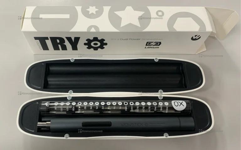 Отвертка электрическая Xiaomi Wowstick Screwdriver 1F+ TRY 20 in 1 Kit (черный)