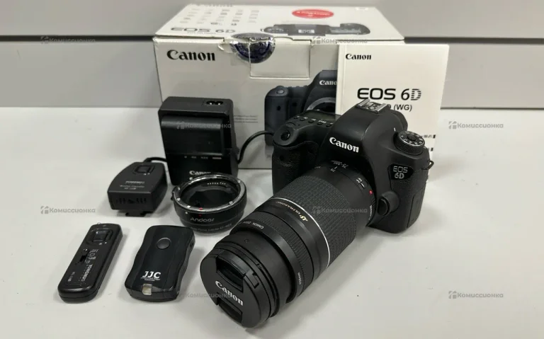 Фотоаппарат  Canon EOS 6D + Canon 75-300
