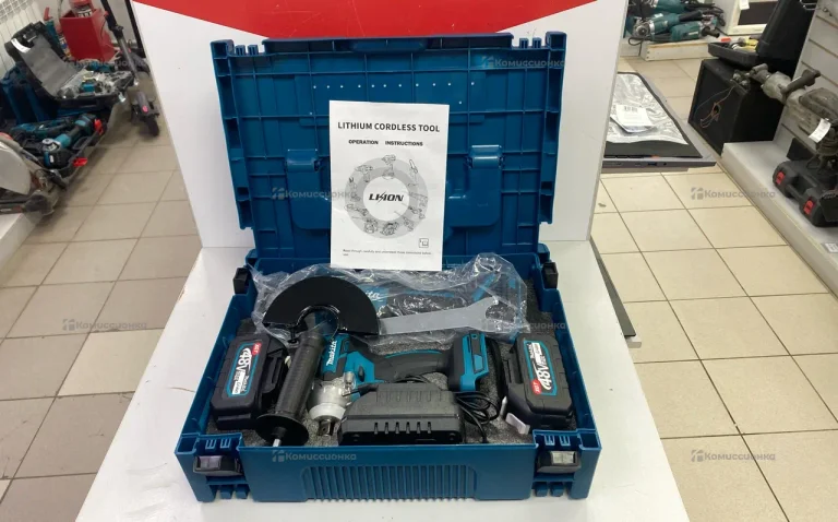 набор инструментов 2 в 1 гайковерт и ушм аккумулят