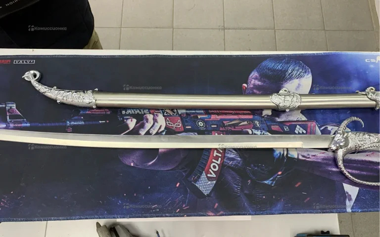 Сабля из рукоятки горного козла