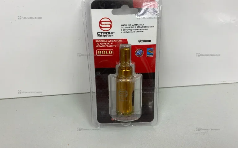 Коронка алмазная по кафелю и керамограниту 20mm