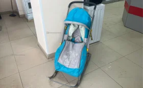 Купить Санки коляска детские Ника Детям-4 б/у , в Самара Цена:1500рублей