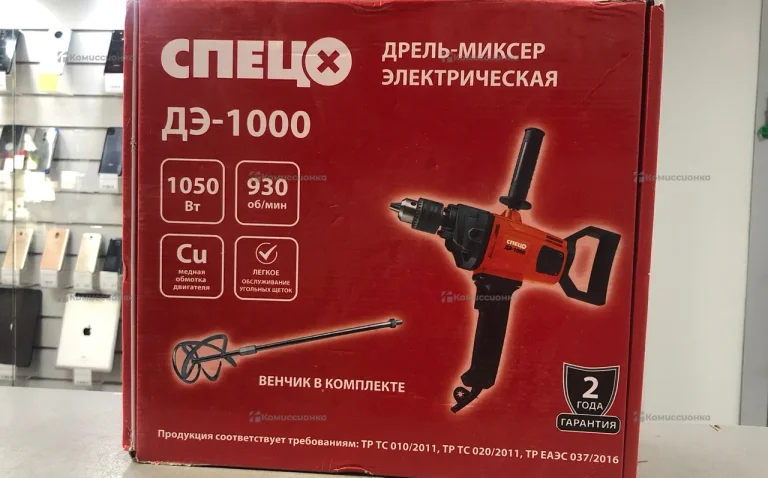 Дрель-миксер Спец ДЭ-1000