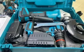 Набор 2в1 УШМ АКБ + Шуруповерт Makita