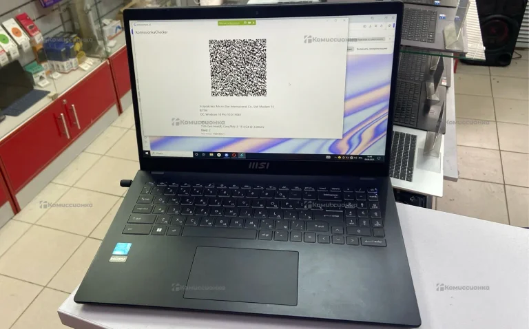 Ноутбук MSI modern 15 B11M