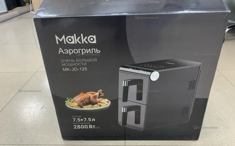 Аэрогриль Makka 7.5 литров+7.5 литров 2800вт Mk-jd