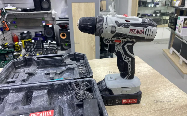 Аккумуляторная дрель-шуруповерт РЕСАНТА ДА-18-2ЛК