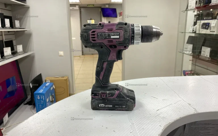 дрель шуруповерт аккумуляторная KM ATOM  CD-181/2