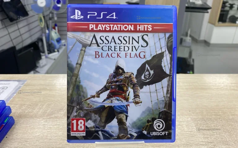PS4. Диск Assassins Creed 4 Black Flag