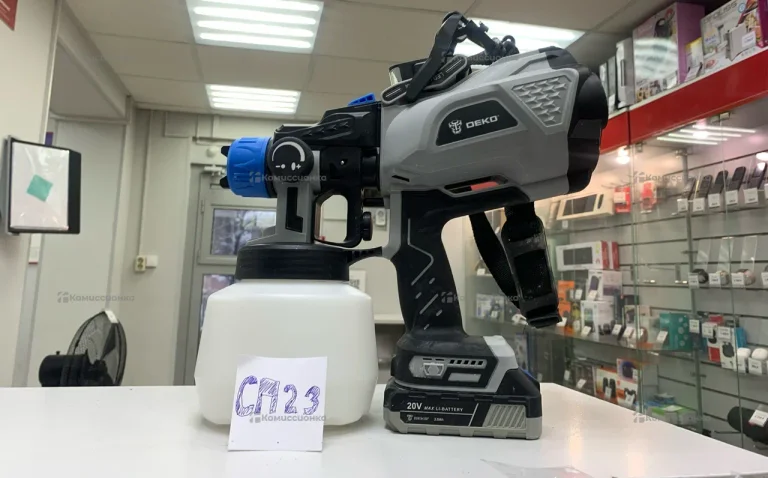 Аккумуляторный краскопульт DEKO DKSG20K3