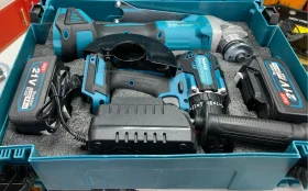 Набор Makita 2в1 (УШМ/Шуруповерт)21V 4Ah