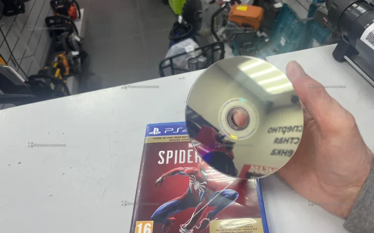 PS4 диск. ps4 spider man