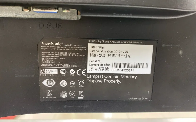 Монитор Viewsonic VA2431wm