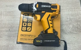 Аккумуляторная дрель-шуруповерт Deko DKCD16FU-Li