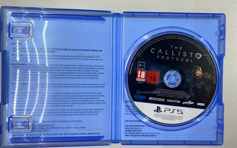Диск на PS5 THE CLLISTO PROTOCOL