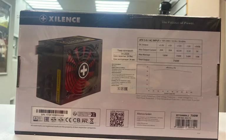 Блок питания 750w xienxe x seria