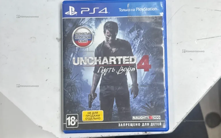 PS4. Диск PS4 UNCHARTED 4