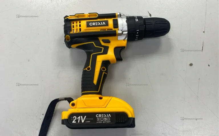 Аккумуляторная дрель-шуруповерт Crexia