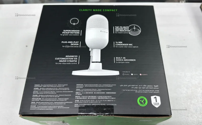 Микрофон Razer Sieren v3 mini white