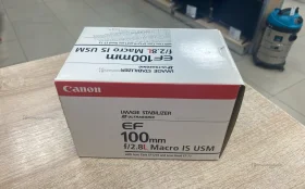 Купить Объектив Canon EF 100mm F/2.8l Macro IS USM б/у , в Москва и область Цена:54900рублей