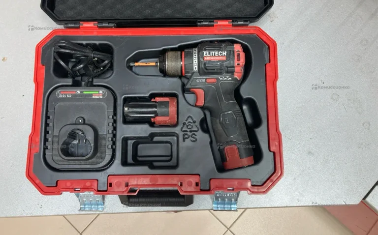 Дрель-шуруповерт аккумуляторная Elitech CD 12L2
