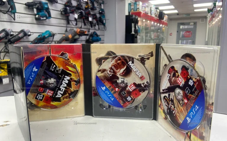 Диск для PS 4 Mafia 1-3 трилогия