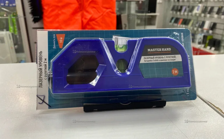 Лазерный уровень с рулеткой Master Hand