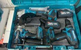 набор Makita 3 в 1 УШМ Шуруповерт Гайковерт