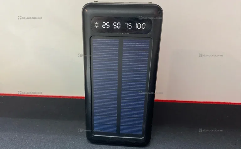 Power bank черный с проводами