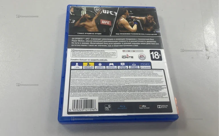 ps4 UFC3 диск ps4
