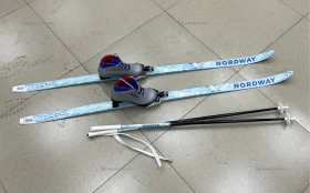 Купить Лыжи Nordwey 140 + Батинки Nordway 32 б/у , в Самара Цена:1990рублей